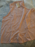 New Peach with White Pin Stripe Women's Romper - Size XL