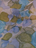 F232  Cotton Blend Pastel Water Color Print