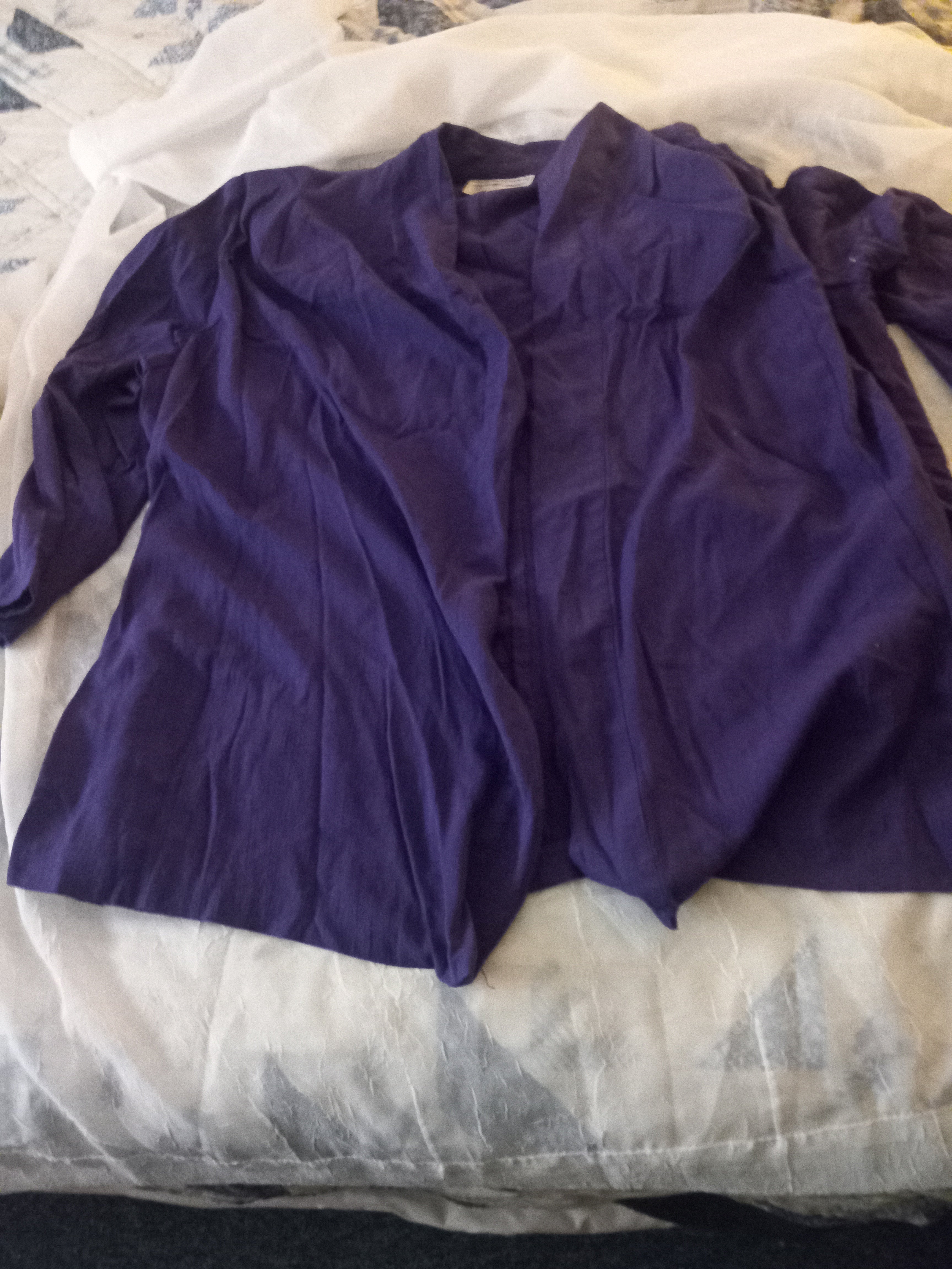 Purple Maggie Lawrence Collection Jacket - Size 26/28