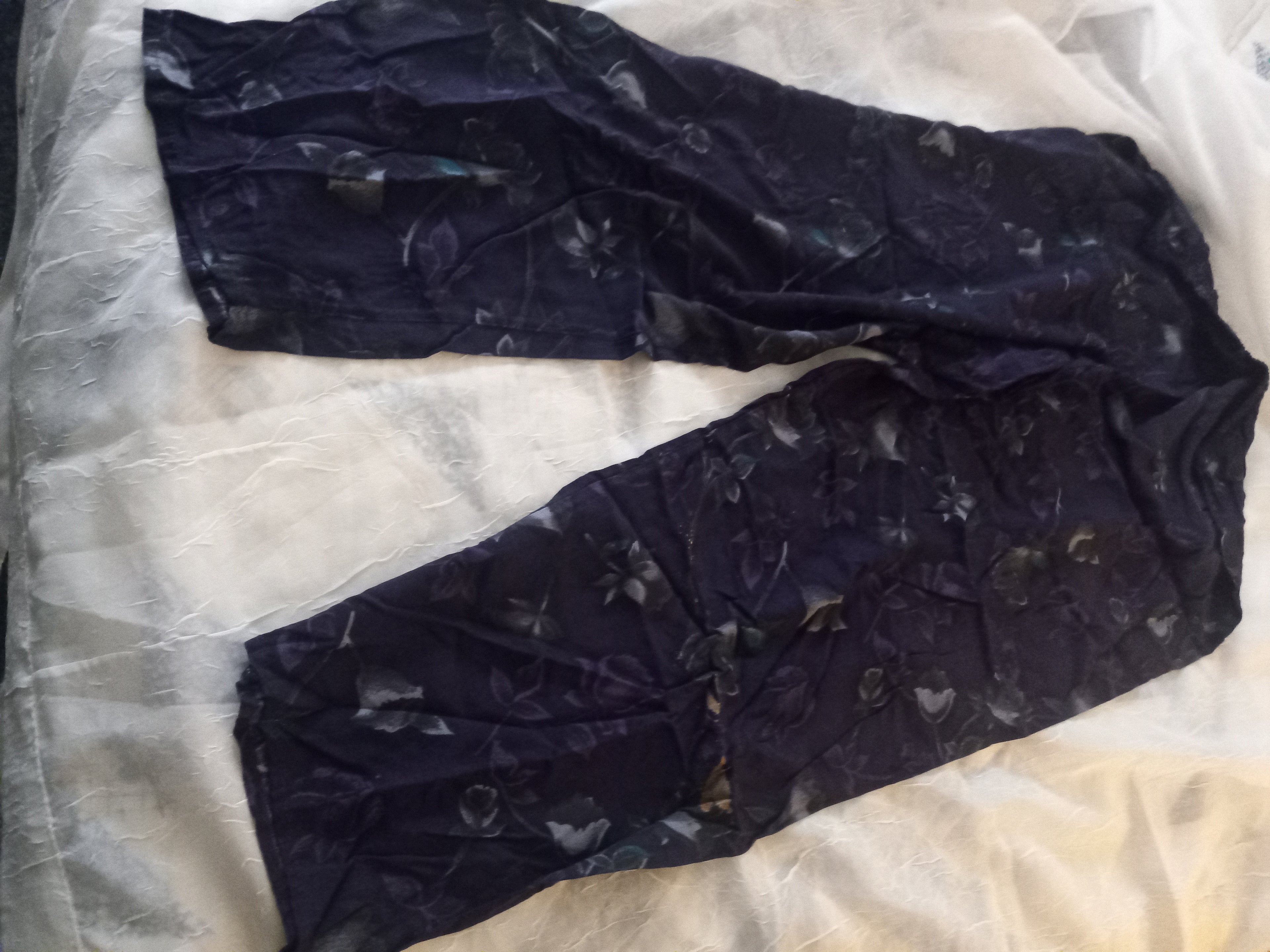 Petra Fashions Deep Purple Pajama Pants - Size 1X