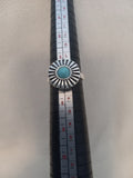 J 280  Silver and Turquoise Ring - Size 6