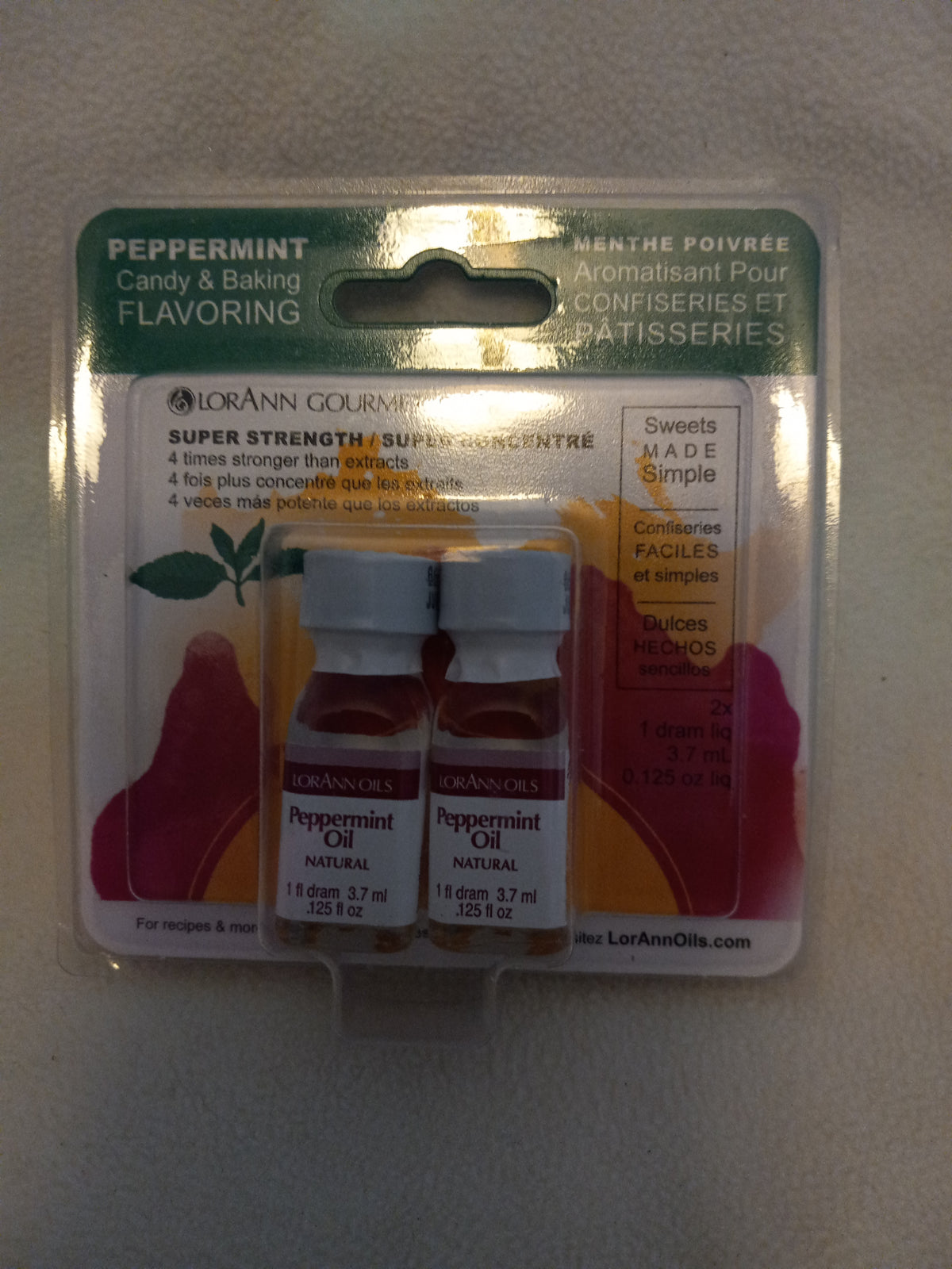 Menta Peppermint Candy and Baking Flavoring 2 Pack