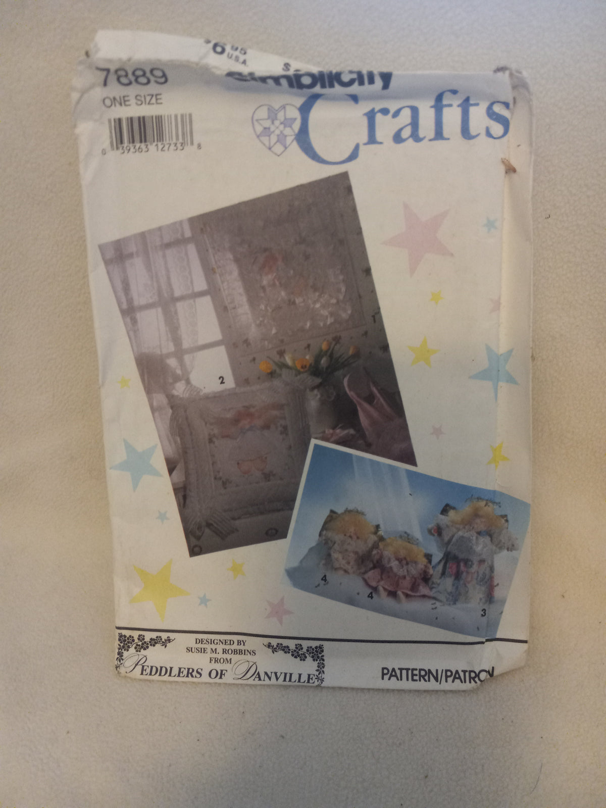 Pattern - Simplicity Crafts 7889 - Quilt, Pillow, Dolls
