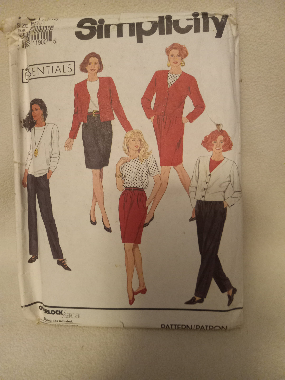 Pattern - Simplicity 7577 - Misses' Tops, Skirt, Pants, Jacket - Sizes 10-12-14-16