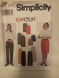 Pattern - Simplicity 7693 Women's Skirts, Pants, Shorts 2 Hour - Sizes 12-14-16-18