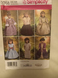 Pattern -Simplicity 2768 - 18 inch Doll Clothes