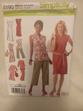 Pattern - Simplicity 4190 - Design Your Own Dress, Tunic, Pants, Bag - Sizes 10 - 18