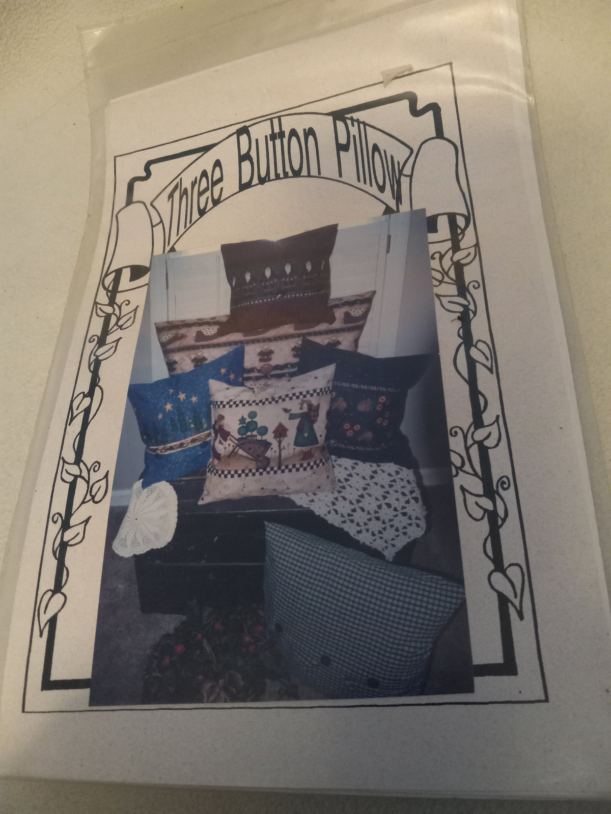 Three Button Pillow Pattern