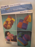 Pattern - Simplicity Home Decorating 4579 - Easy Micro Bead Relaxation Pillows