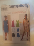 Pattern - Simplicity 7509 - Dress Essentials Misses' Petite Dress, Top & Skirt - Sizes 10,12,14