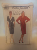 Pattern - Simplicity 9406 - Easy To Sew Misses' Petite Semi-Fitted Dress - Sizes 8-14