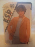 Pattern - Simplicity 9974 ESP Extra-Sure Pattern -Misses' Unlined Blaser - Sizes 12-14-16