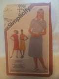 Pattern - Simplicity 9961 - Misses' Pullover Stretch Knit Dress - Sizes 10-12-14