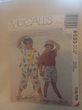 Pattern - McCall's 6553 - Child's Shirt, T-Shirt, Shorts, Duffle & Hat - Sizes 3-4