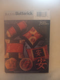 Pattern - Butterick B4310 - 4 Embroidered Pillows