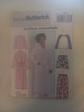 Pattern - Butterick B4340 - Girl's Plus Robe, Belt, Top, Shorts & Pants - Sizes 10 1/2 - 16 1/2
