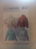 Pattern - Butterick B4346 - Misses' Fleece Top and Scarf - Sizes XS-S-M