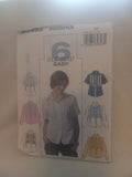 Paattern - Butterick B4458 - Six Sew Easy Misses' Shirts - Sizes 8-10-12-14