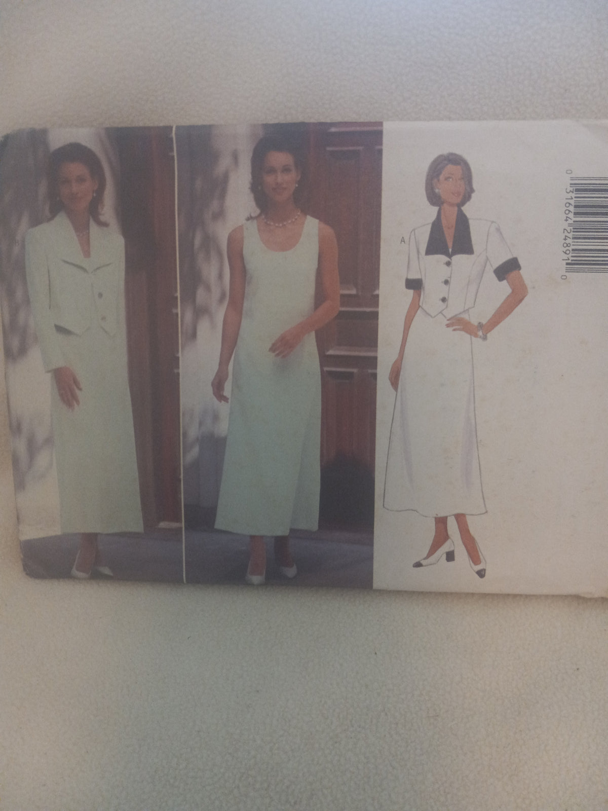 Pattern - Butterick Fast & Easy 4817 - Misses' Jackets and Dress - Sizes 14-16-18