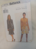 Patten - Butterick 3576 - Misses'/Misses' Petite Jacket & Skirt - Sizes 12-14-16