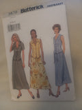 Pattern - Butterick 3870 Fast & Easy - Misses'/Misses' Petite Top & Skirt - Sizes 14-16-18
