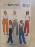 Pattern - Butterick 3973 - Misses'/Misses Petite Pants - Sizes XS-S-M