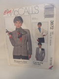 Pattern - Easy McCall's 3872 - Misses' Unlined Jacket - Sizes 10-12-14