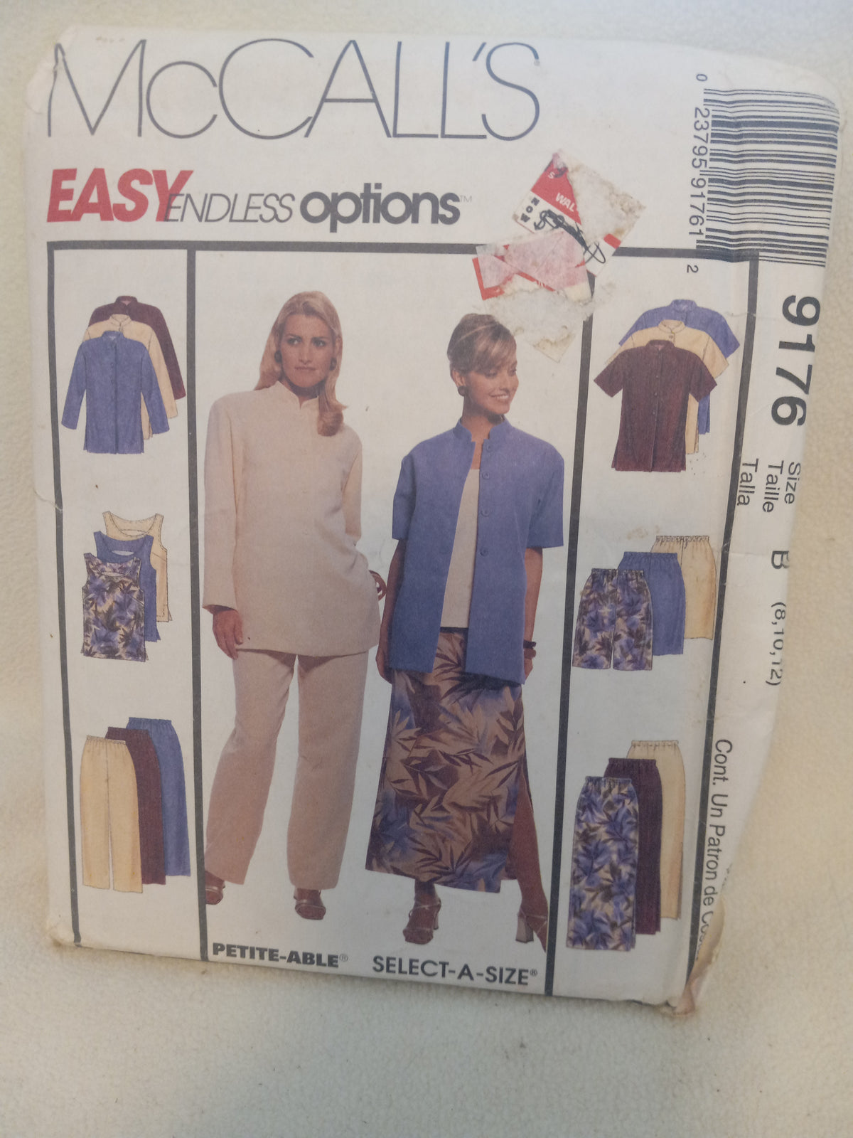 Pattern - McCall's 9176 - Easy Endless Options Wardrobe - Sizes 8-10-12