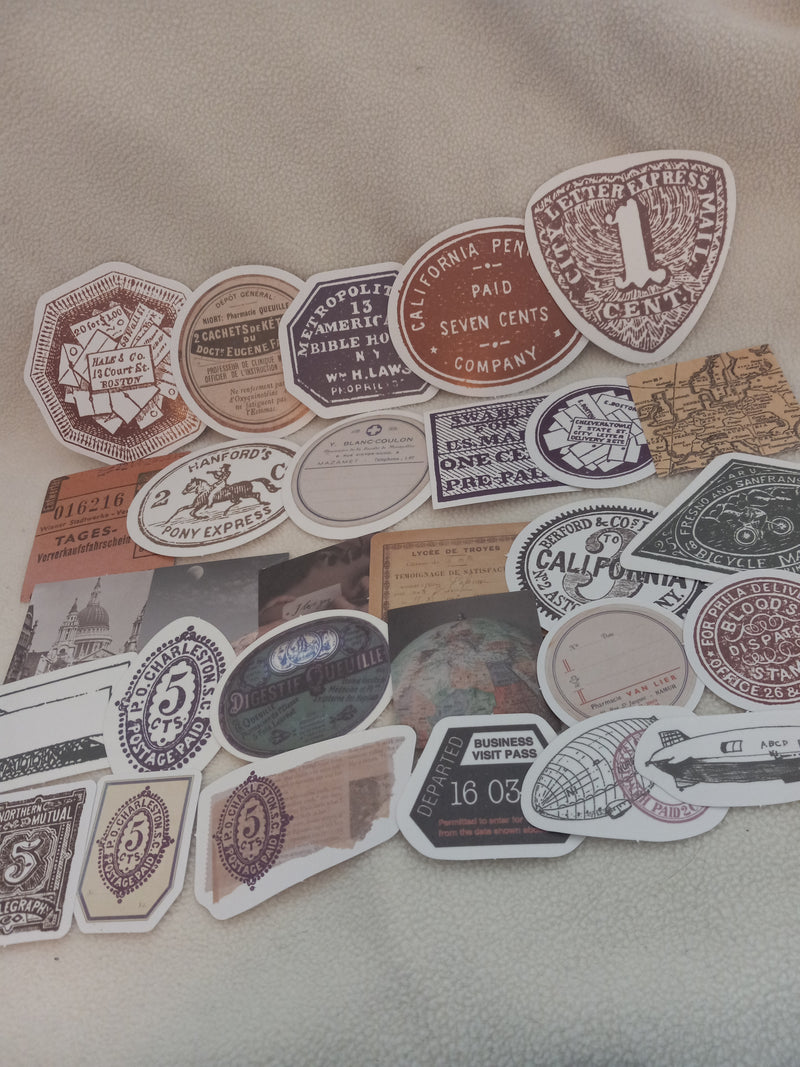 Lot of 29 Small Scrapbooking Travel Add-Ons